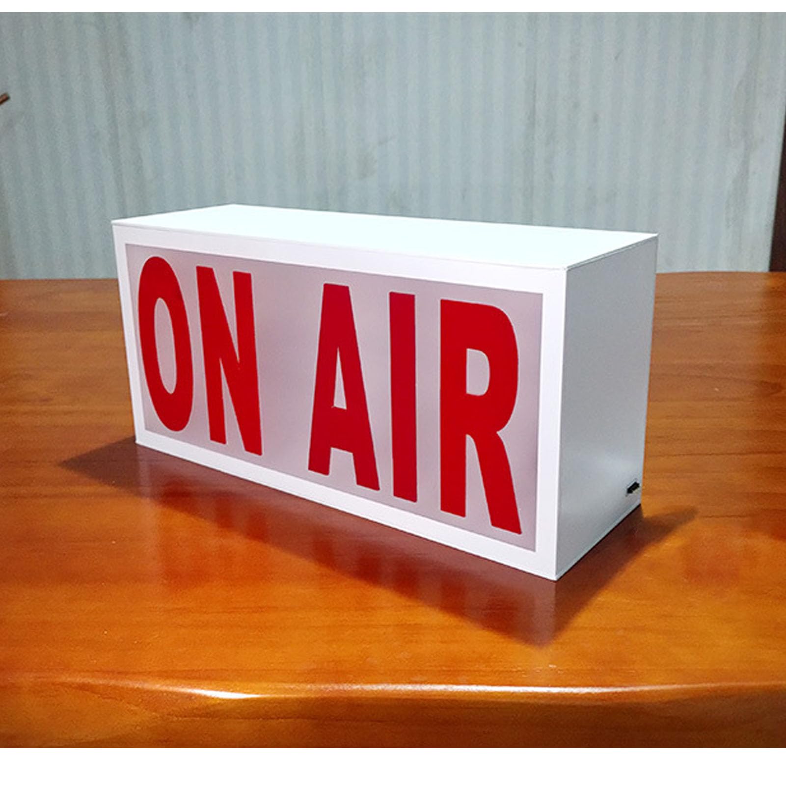 Bewinner ON AIR Sign LED-Licht, an der Wand Montierbares Aufnahmestudiolicht mit 12 Farben, USB-betriebenes Neonschild mit Fernbedienung für Heim- oder Studiodekoration