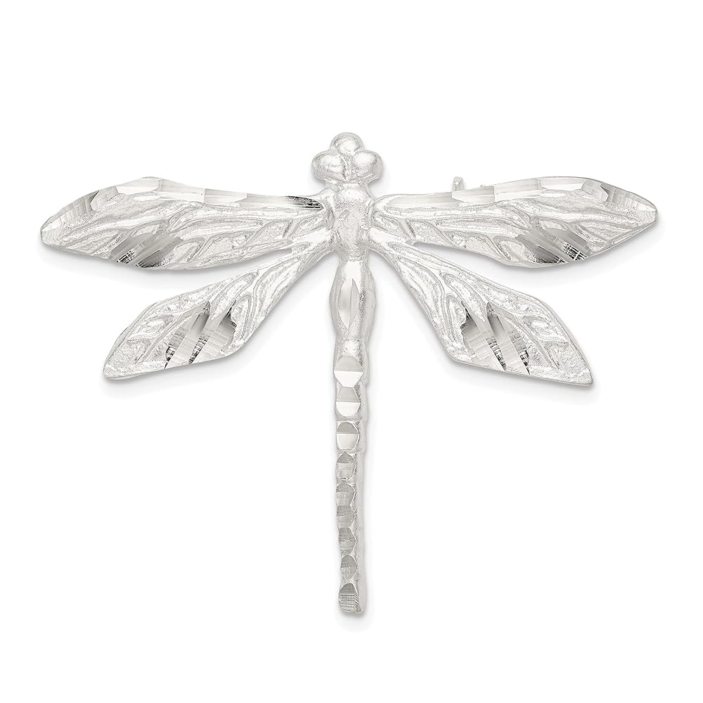 バタフライピンブローチ Amazon.com: Sterling Silver Dragonfly Pin Brooch Insect