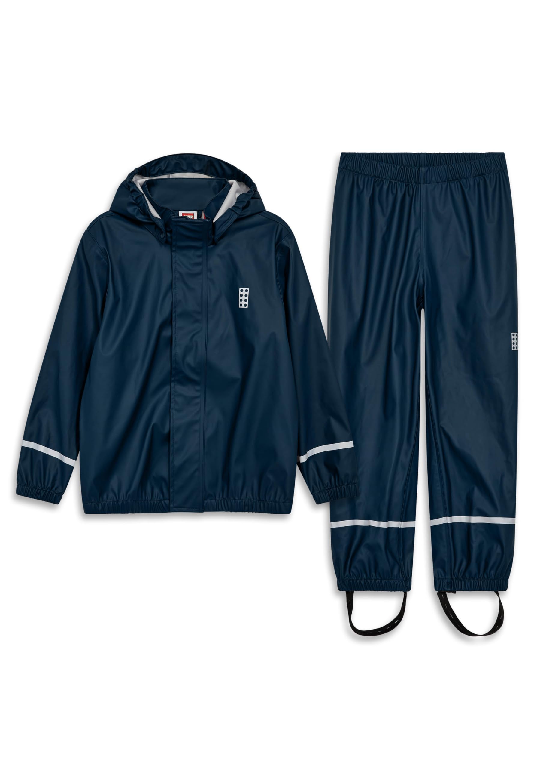 LEGO Wear Unisex Lego Wear zestaw przeciwdeszczowy 11010041 spodnie przeciwdeszczowe, 589., 104 cm