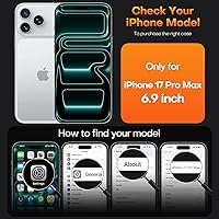 Vista 263 de TAURI Funda magnética 2 en 1 transparente para iPhone 14 Pro, compatible con Magsafe [no amarillenta] con protector de pantalla, protección de grado