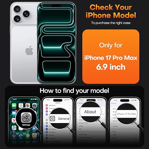 Miniatura 827 de TAURI Funda 3 en 1 para iPhone 13 Pro, [no amarilla] con 2 protectores de pantalla, funda delgada a prueba de golpes para iPhone 13 Pro, color negro