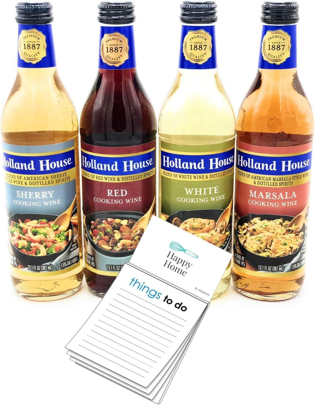 Amazon.com : Holland House Cooking Wine 13.1 oz Bottle (Pack of 4 ...