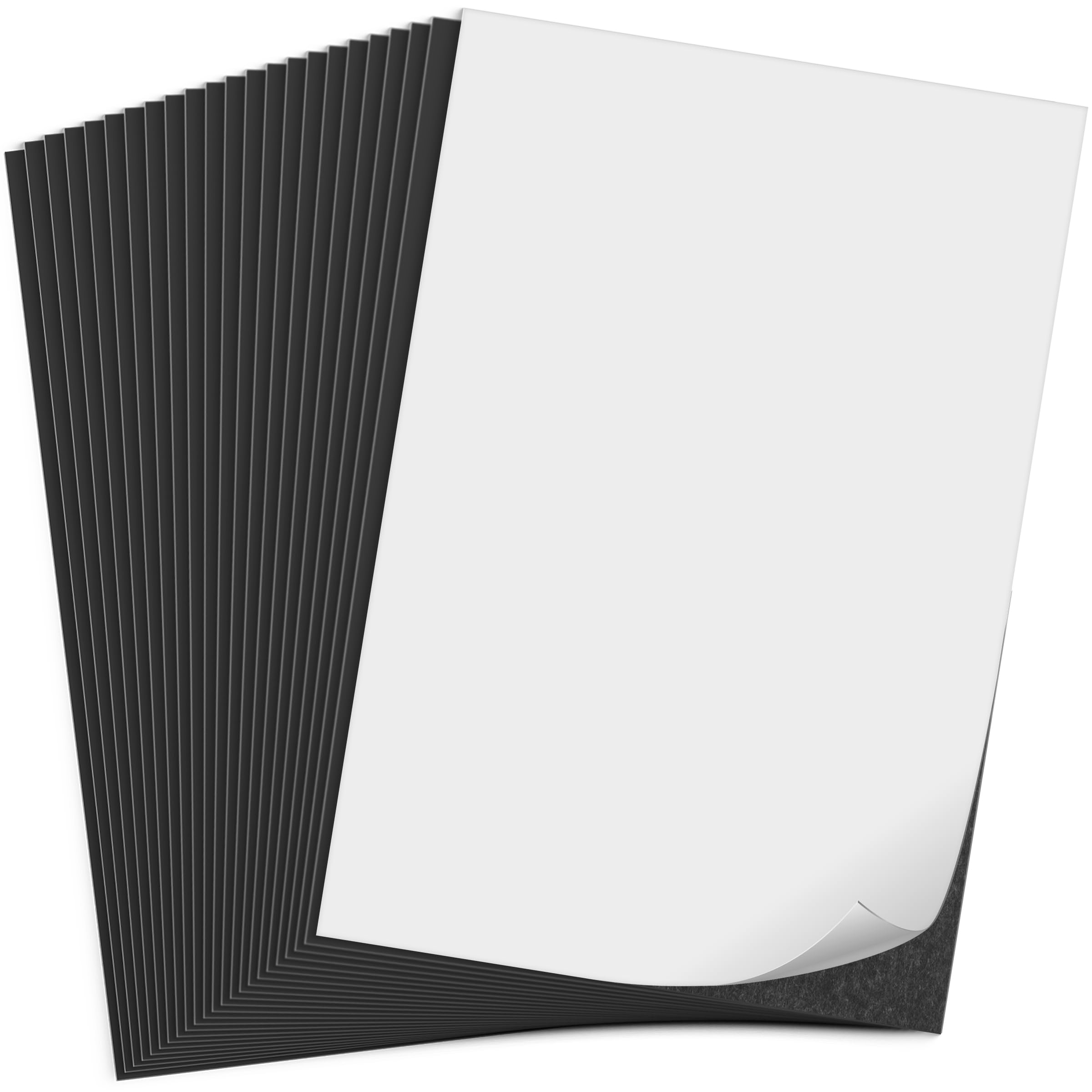 Mr. Pen- Adhesive Magnetic Sheets, 4" x 6", 40 Pack, Magnetic Sheets with Adhesive Backing, Magnetic Sheets, Flexible Magnetic Sheet, Picture Magnets, Cuttable Magnetic Sheets