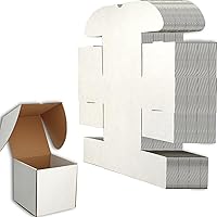 Vista 85 de Cajas de envío negras para pequeñas empresas, paquete de 20 cajas de cartón corrugado de 12 x 8 x 3 pulgadas para envío, embalaje, regalos