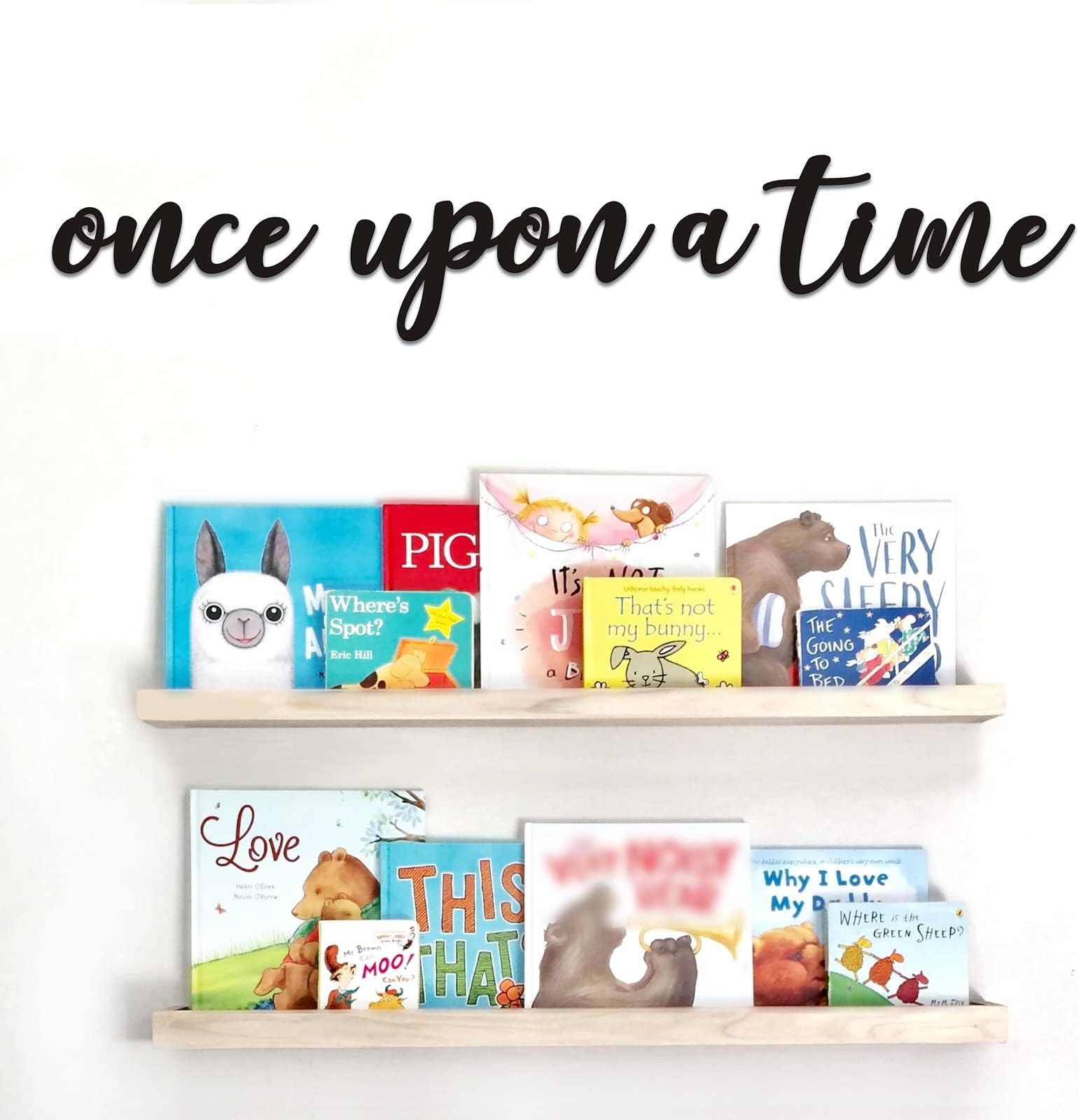 - Huray Rayho Once Upon a Time Wood Sign Nursery Wall Decor Words Art Hanging Decor for family Bookshelf, Reading Nook, Daycare, Classroom - Baby Shower Birthday Gift Ideas for Kids Toddlers Boys Girls