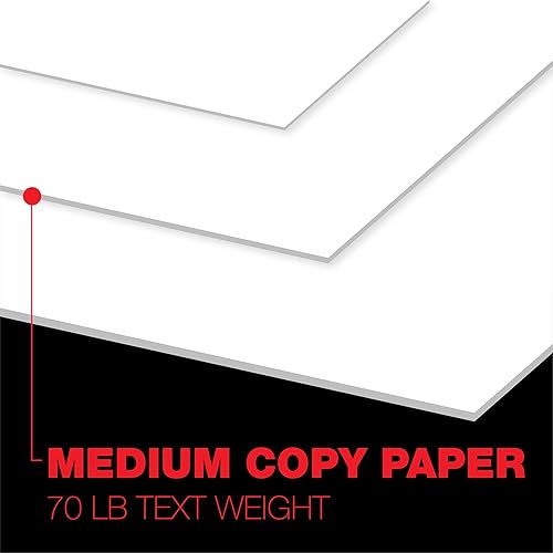 Miniatura 3 de Accent Opaque - Papel para impresora blanco, papel de copia y texto de 70 libras  Bond de 28 libras de 8.5 x 11 pulgadas, 500 hojas (1 resma), papel