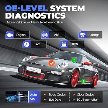 LAUNCH X431 CRP919X Car Scanner, ECU Coding OBD2 Scanner Diagnostic Tool