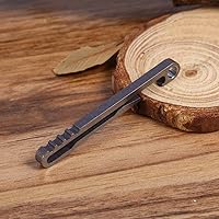 Vista 2 de Multifunctional Titanium Alloy EDC Keychain, Outdoor Key Pocket Clip, Quick Draw Keychain with Bottle Opener Design