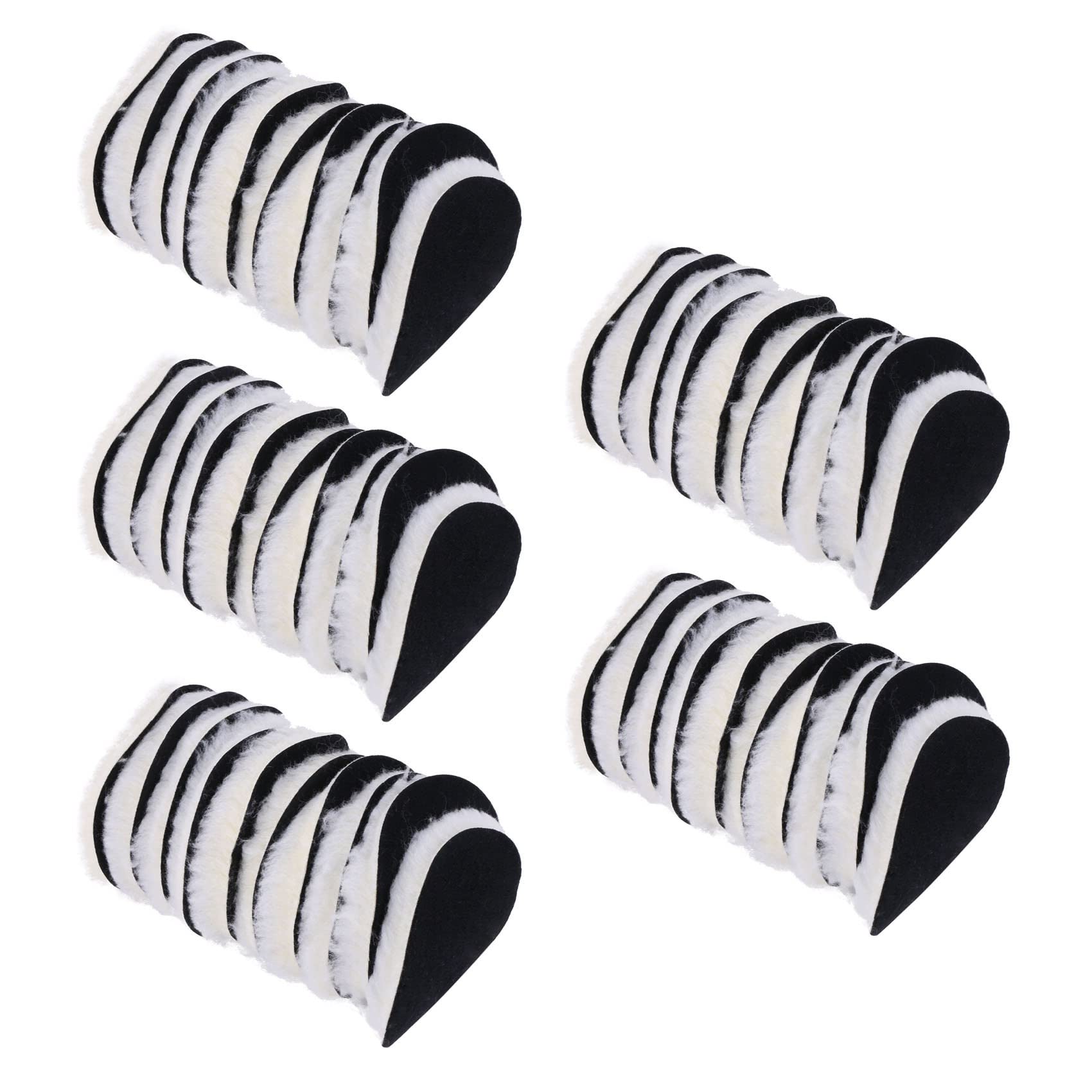 50 Pcs 125 mm Almohadilla de Pulido para Automóviles Pulgada de Pulido de 5 Pulgadas Pulidoras de Lana Pulidor