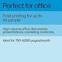 Vista 6 de HP LaserJet Pro 4001n Black & White Printer, Print, Fast speeds, Easy setup, Mobile printing, Advanced security, USB, Ethernet Connection