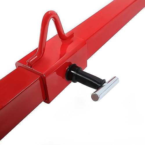 Miniatura 9 de HECASA Elevador de caja de elevador de caja de camión para elevador de camas de camión ajustable universal de acero rojo recubierto de polvo de 800