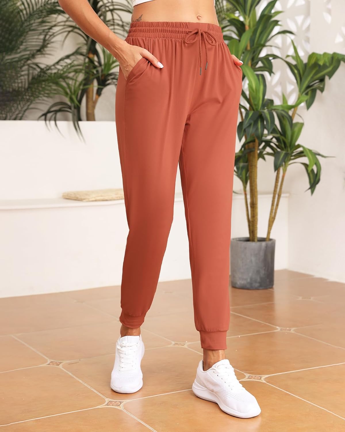 4 Pack Women's Sweatpants,Joggers for Women with Pockets Ligthweigt Soft Comfortable Pant for Yoga Workout Lounging - Image 2