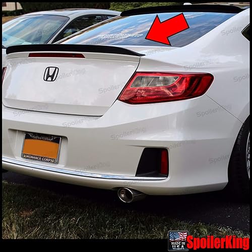 SpoilerKing - Alerón de labios para maletero (284G) compatible con Accord 2013-2019 2dr negro