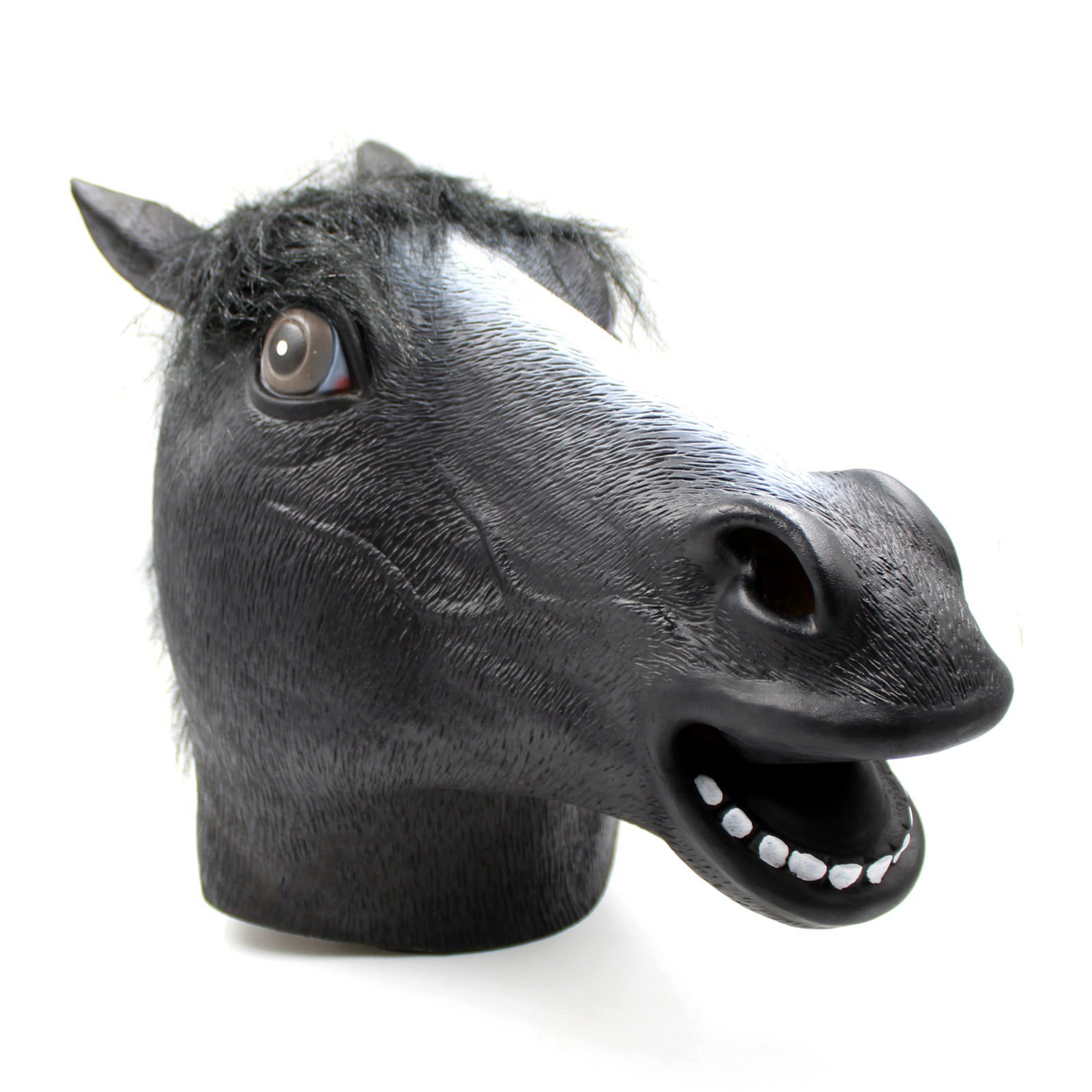 Masque de cheval en latex pour adultes et hommes