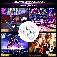 Vista 6 de Juego de dados de metal de 6 caras, juego de dados con caja de almacenamiento, juego de mesa, juegos de póquer, accesorios de dados