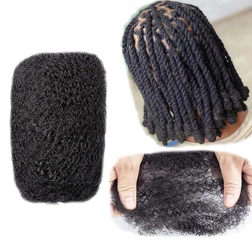 Miniatura 6 de Apretado afro rizado a granel, 100% cabello humano para rastas, extensiones de reparación de mechones, giros y trenzas