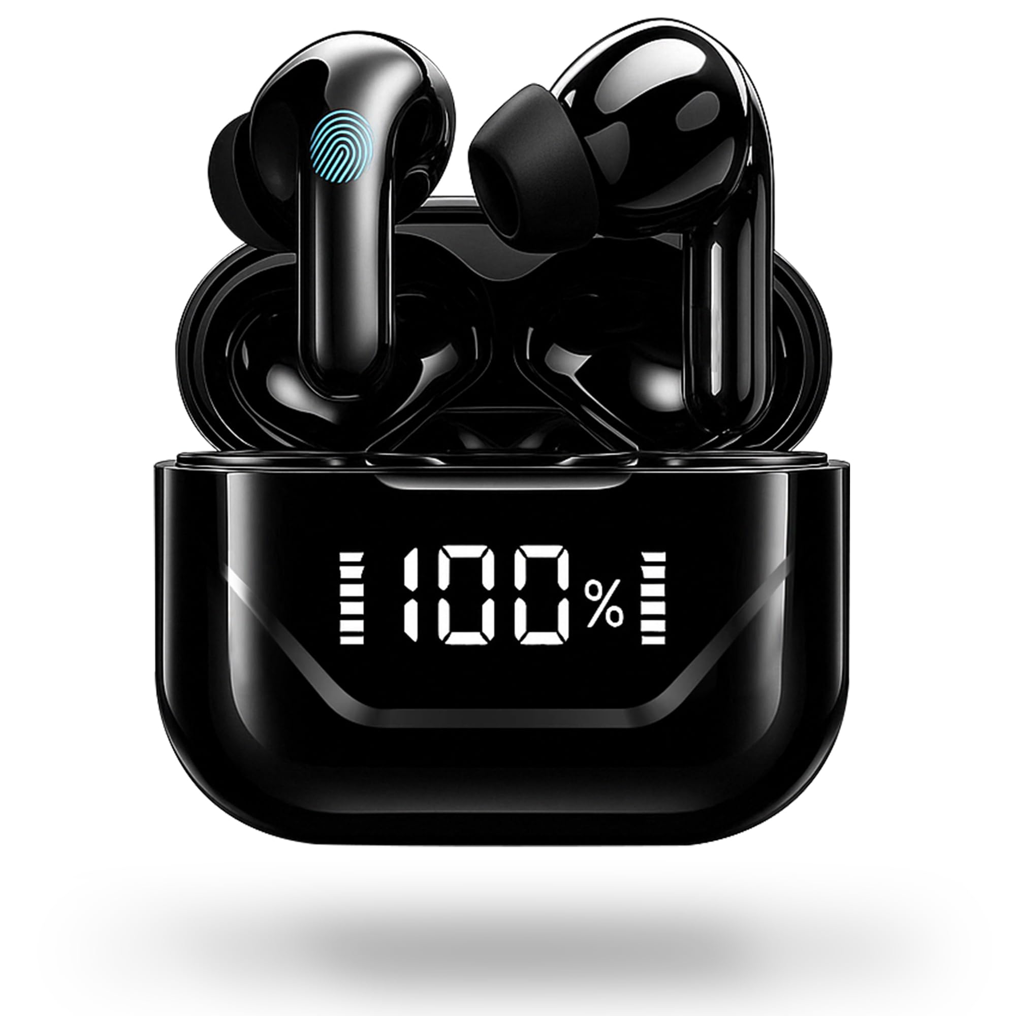 AI Translation Earbuds Real Time, Bluetooth Translator Earbuds for 144 Languages, Language Translator Earbud with 4 Modes, App Connectivity, ANC, Ideal for Travel, Business, Academic Exchange