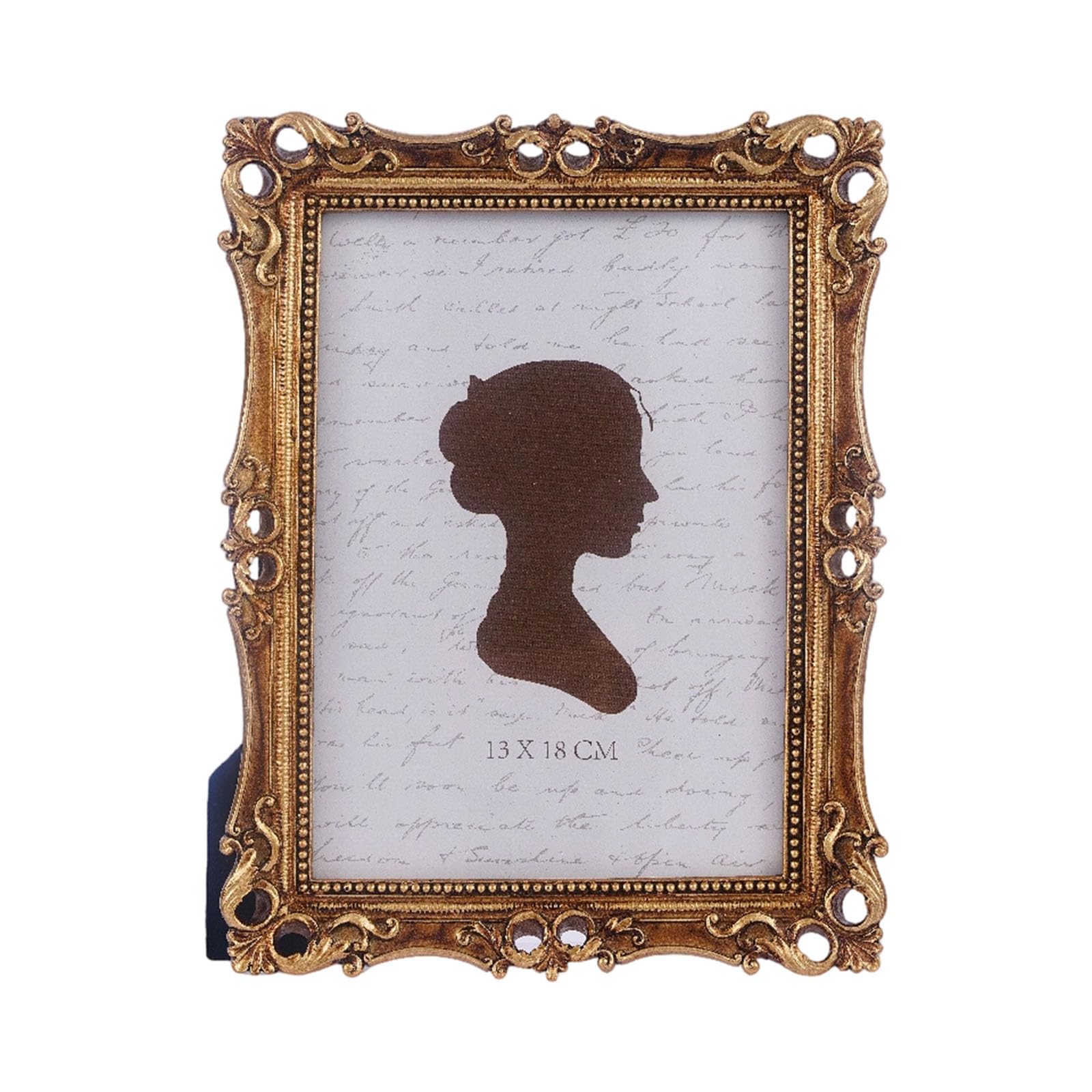 Zxfdsfdbnm Retro Picture Frame Antique Ornate Photo Frame for Tabletop Wall Hanging Decorative Picture Frames for Home Photo Gallery Antique Ornate