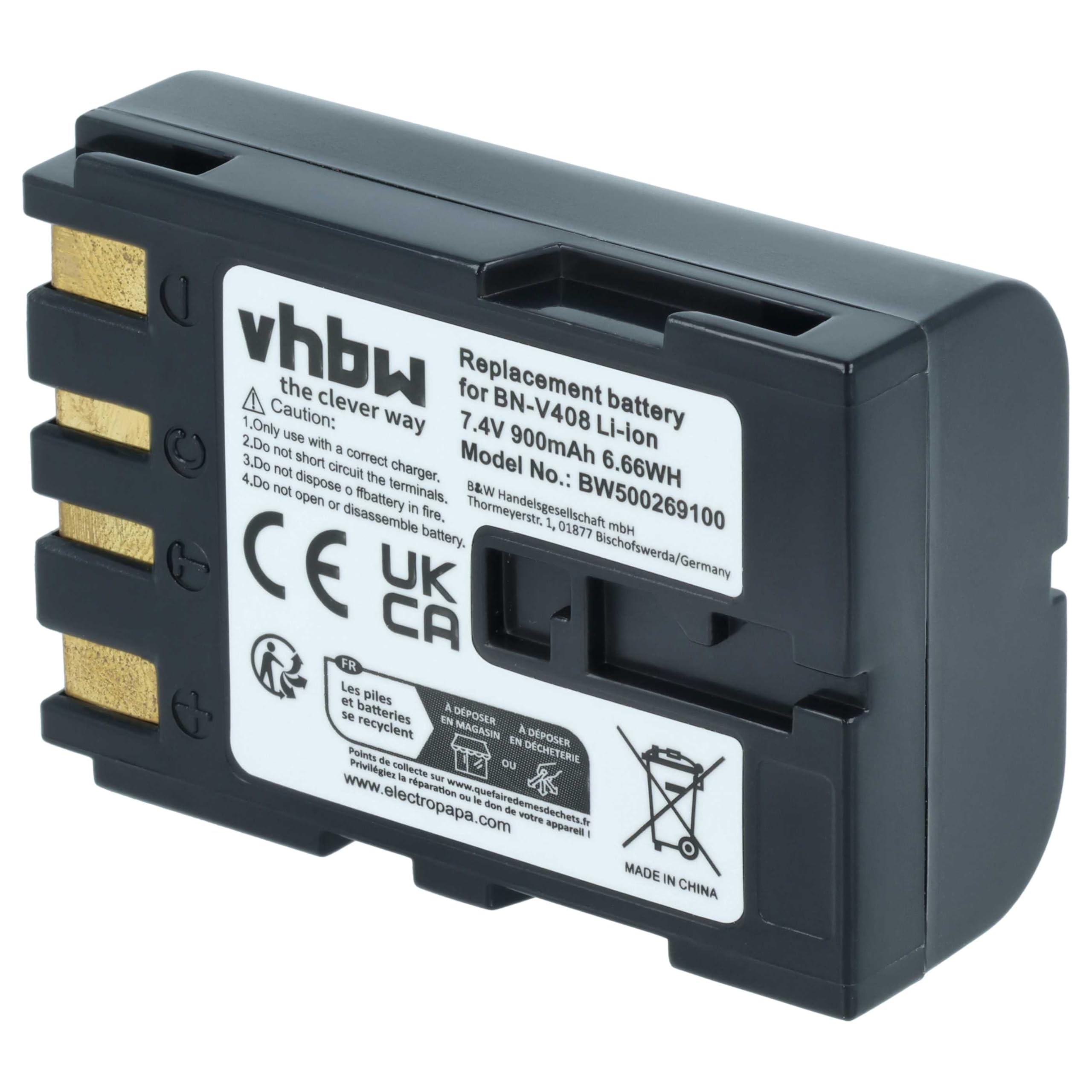 vhbw 3X Batterie Remplacement pour JVC BN-V416