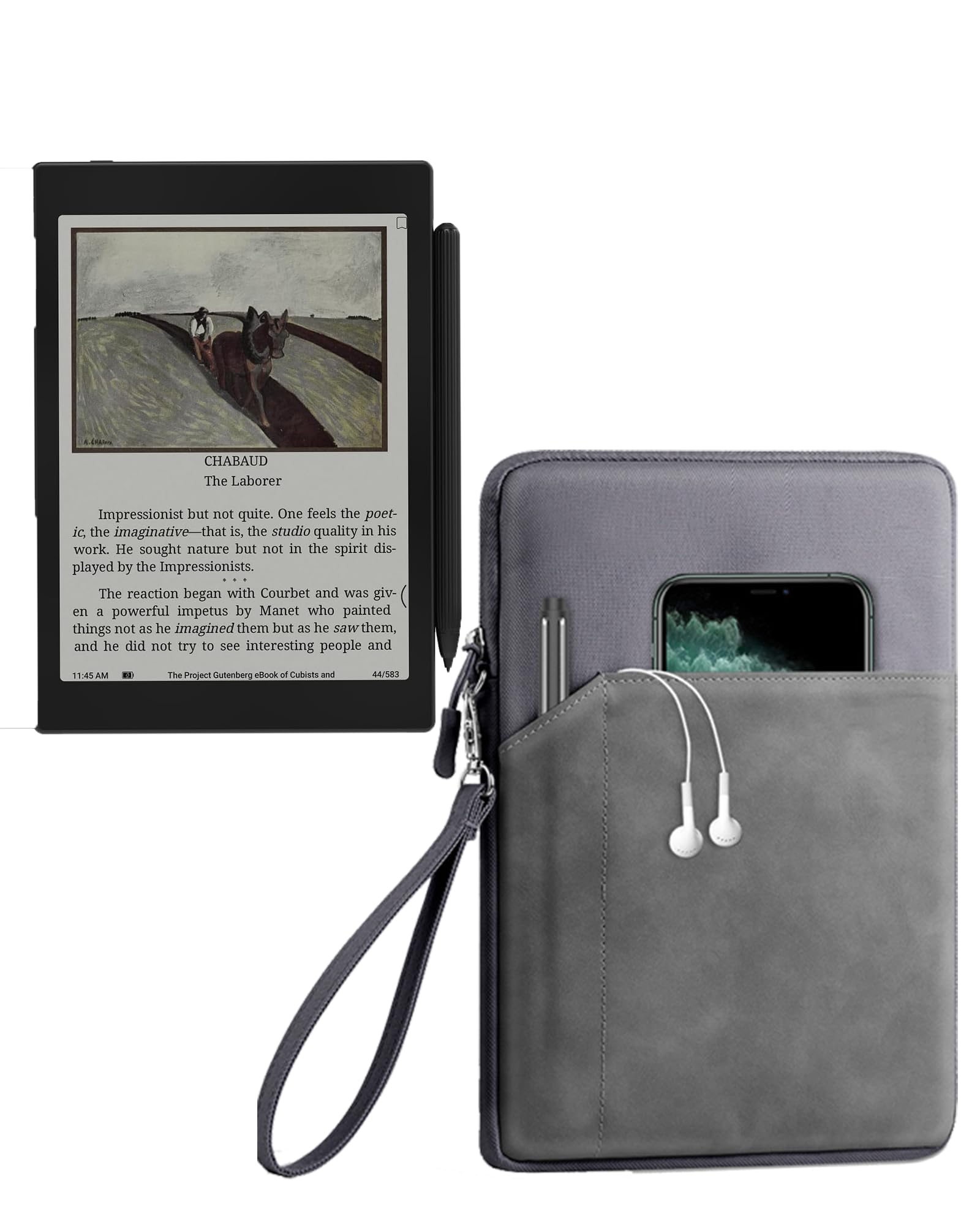 Amazon.com: WUNIAK Tablet Sleeve for Onyx Boox Tab Mini C