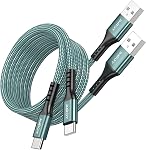 USB C Cable Fast Charge [2 Pack 10FT] USB to USB C Cable Durable Braided C Charger Cable Fast Charge Compatible with iPhone 16/15 Pro Max Samsung Galaxy S23 S22 S21 S20 S10 Note 20