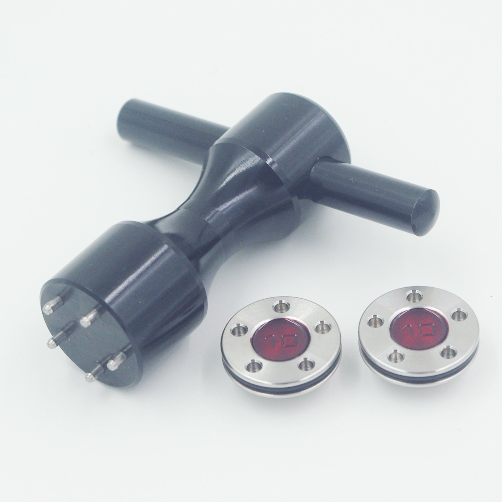 U-nique 2 x10g Red Golf Weight for Scotty Cameron Fastback & Squareback Putter (10 GR)+ Wrench (Black)