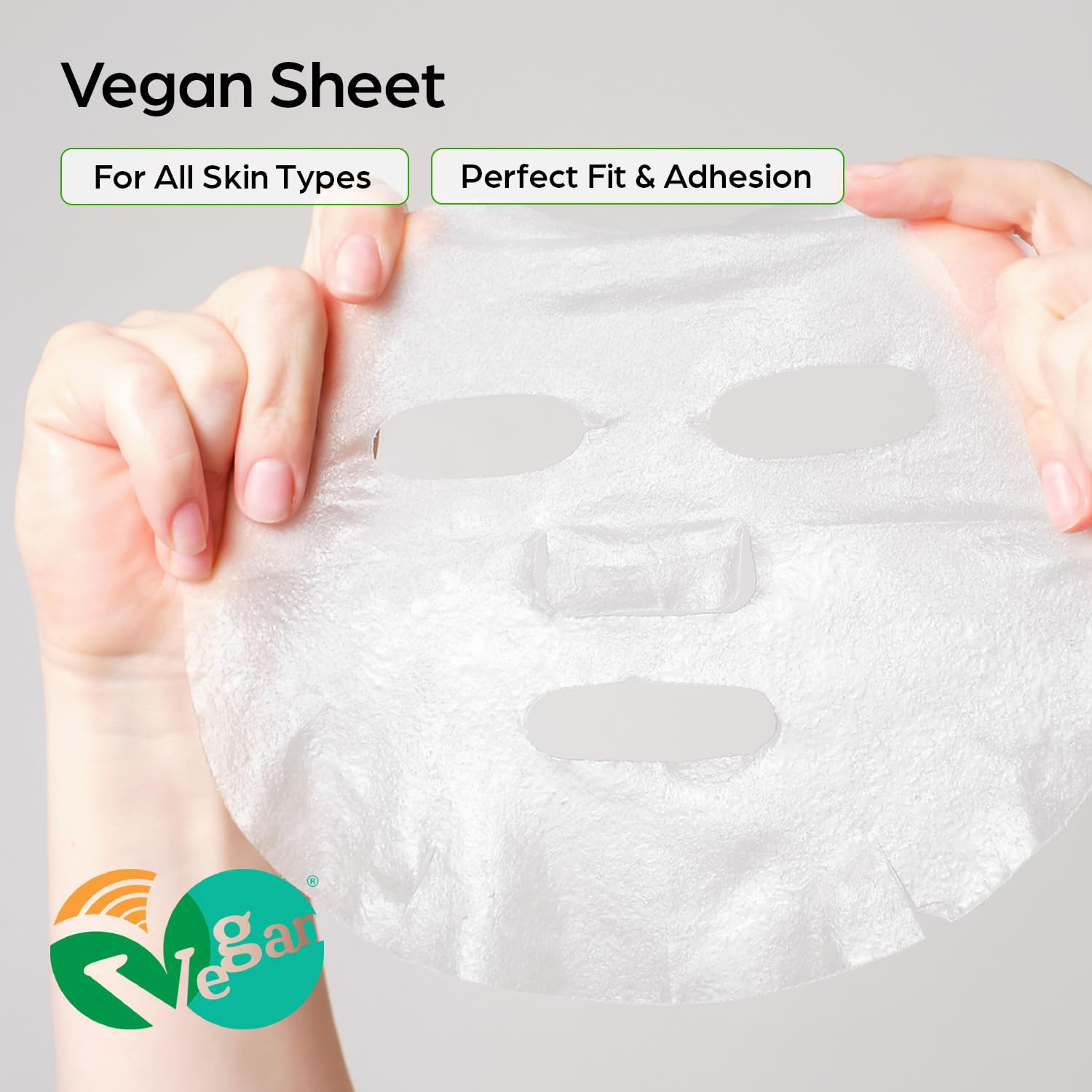 SUN & GLOW VEGAN COLLAGEN MASK Including Natural Elements Fermented 7-Layer Hyaluronic Acid Complex Soothing and Moisturizing Skin Korean Home Skincare Mask (0.88oz 25g 5Packs) - Image 4