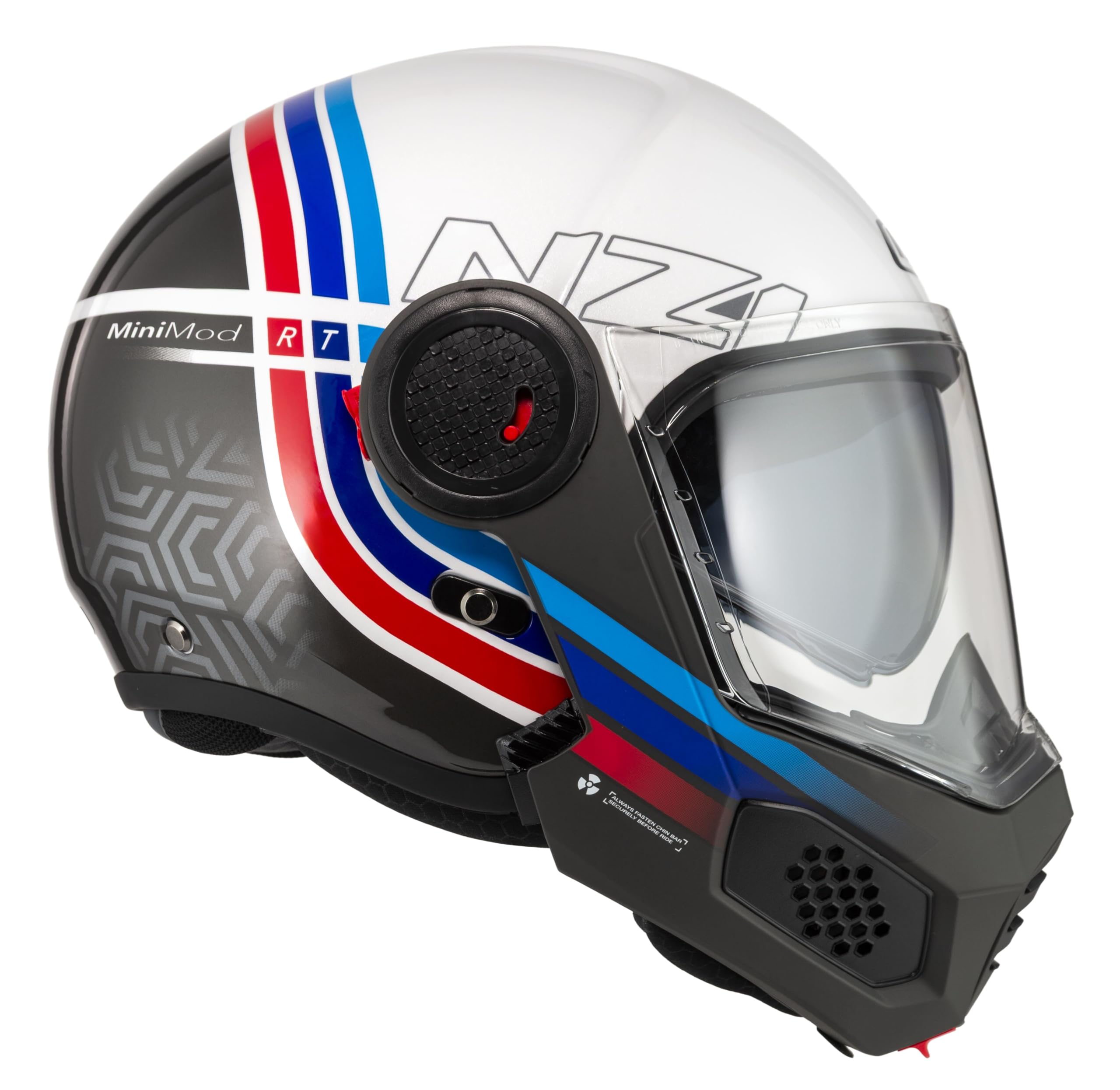 NZI MINIMOD Duo Casco Modular ultracompacto para Motocicleta
