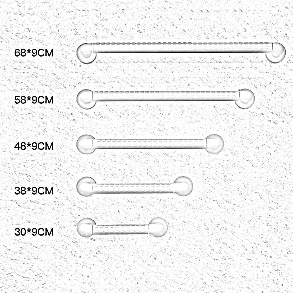 Grab Bars Support Handicap Bar Assistive Łazienka Bezpieczna Poręcz Bez Barier Uchwyt Wanna Antypoślizgowa Poręcz Niepełnosprawnych Akcesoria dla Osób Starszych, Biały, 30 * 9 cm