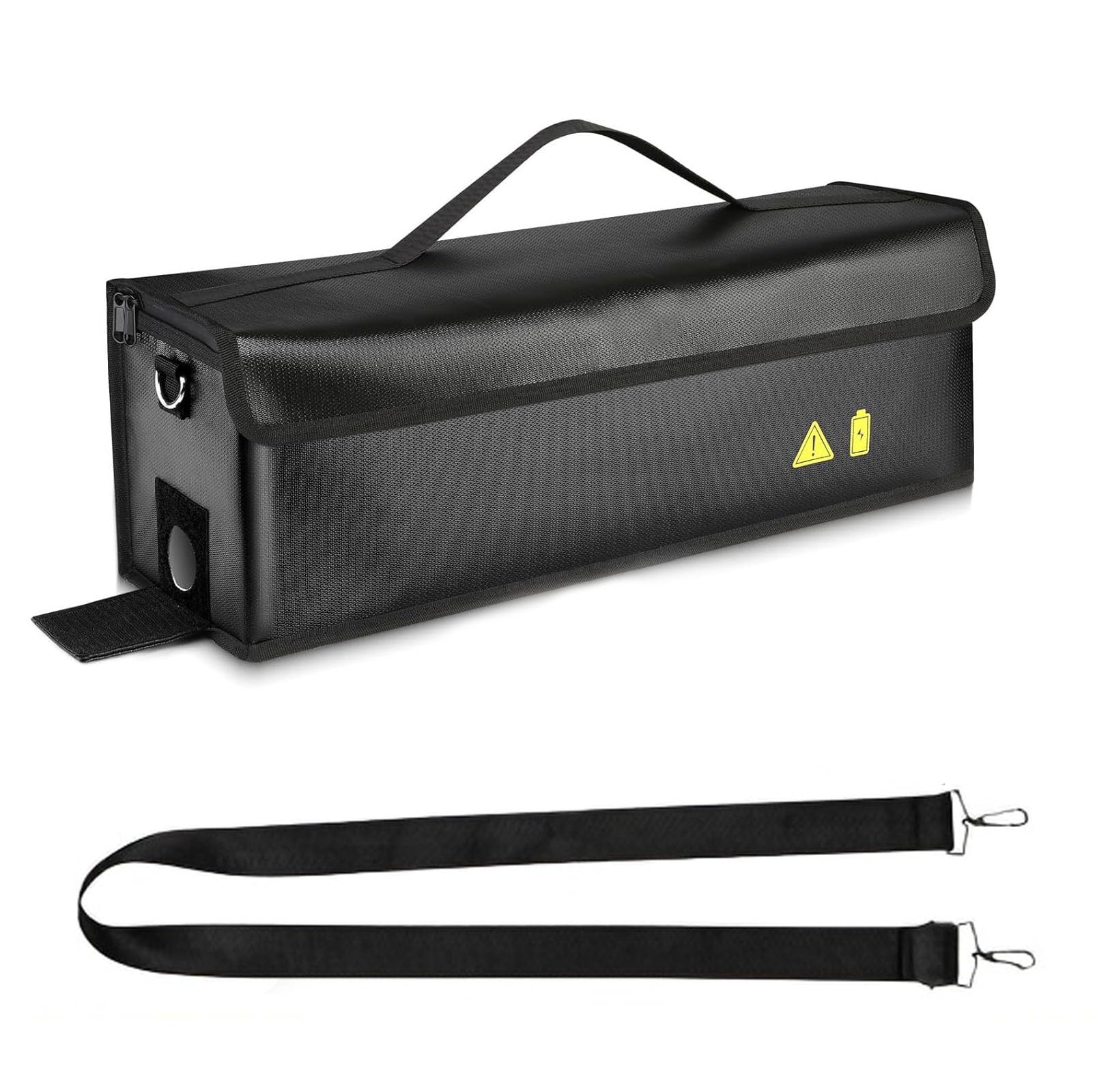 Bolsa batería ebike impermeable y protectora de 49cm contra explosiones 7