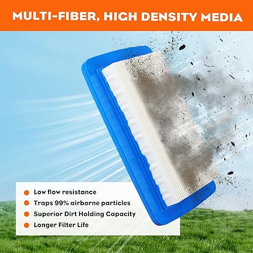 Miniatura 3 de Hipa Paquete de 3 filtros de aire A226000410 para Echo PB-770H PB-770T PB-760LNH soplador de mochila para Shindaiwa EB770RT Sopladores Mochila