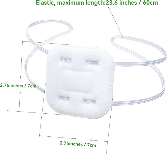 Anime 2pcs White/Black Novelty Prop Role Soft Single-Eyed Eyepatch Cosplay Costume Accessories