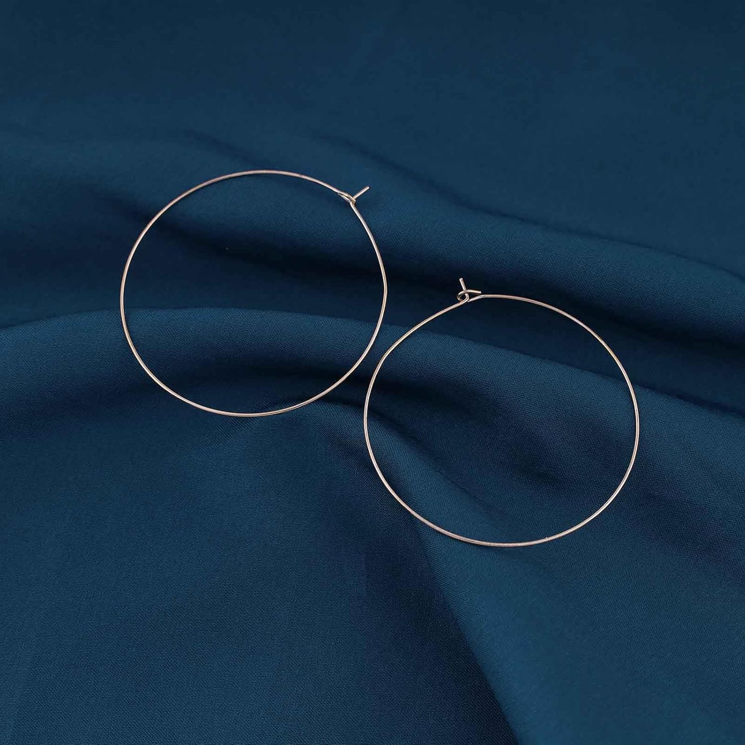 Andelaisi Boho Circle Drop Earrings Large Circle Hoop Earrings Gold Hollow Circle Huggies Hoop Earrings Vintage Open Circle Earrings Jewelry for Women - Image 6