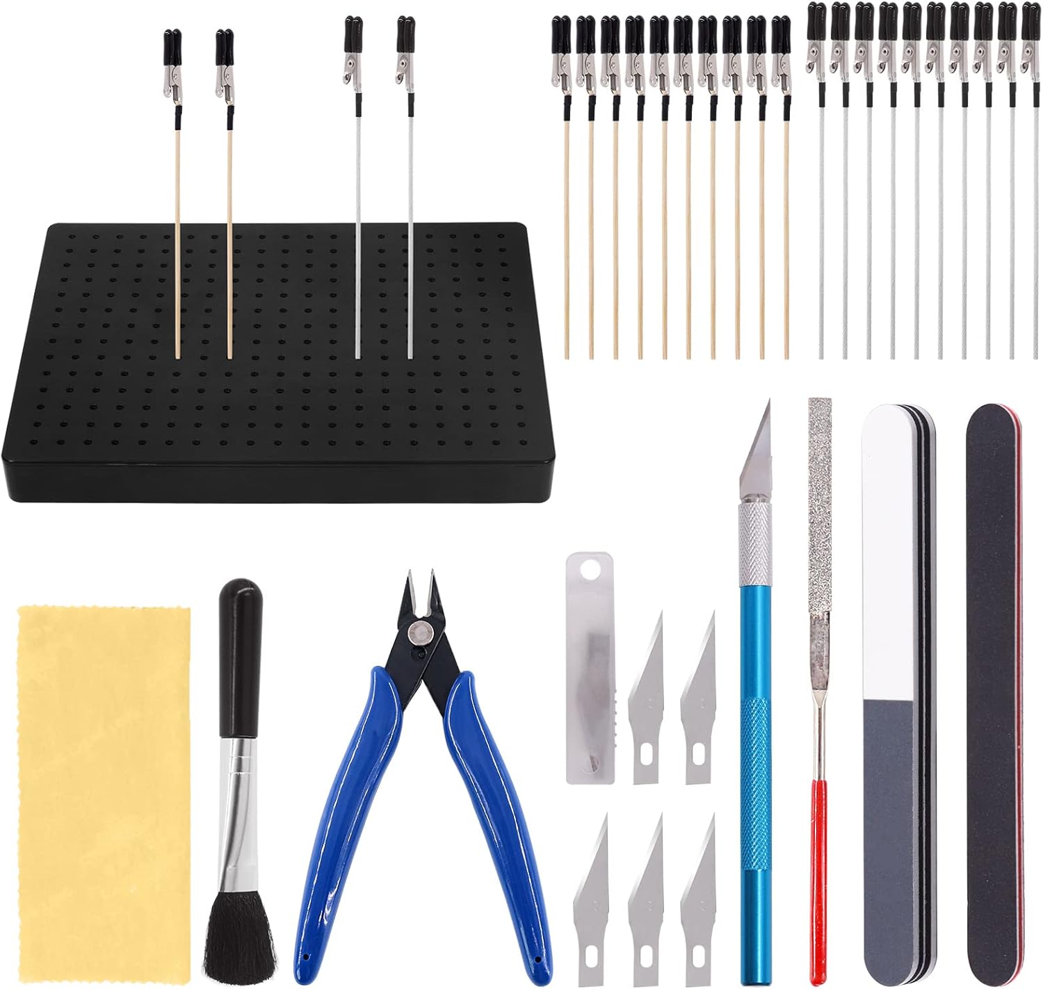 Keadic 37Pcs Model Tool Paint Kit Includes Professional