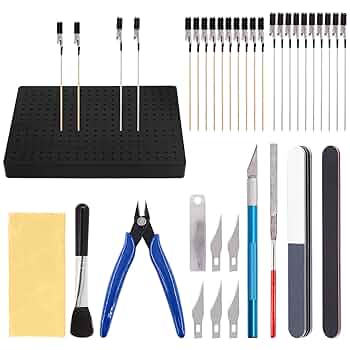 Amazon.com: Keadic 37Pcs Model Tool Paint Kit Includes