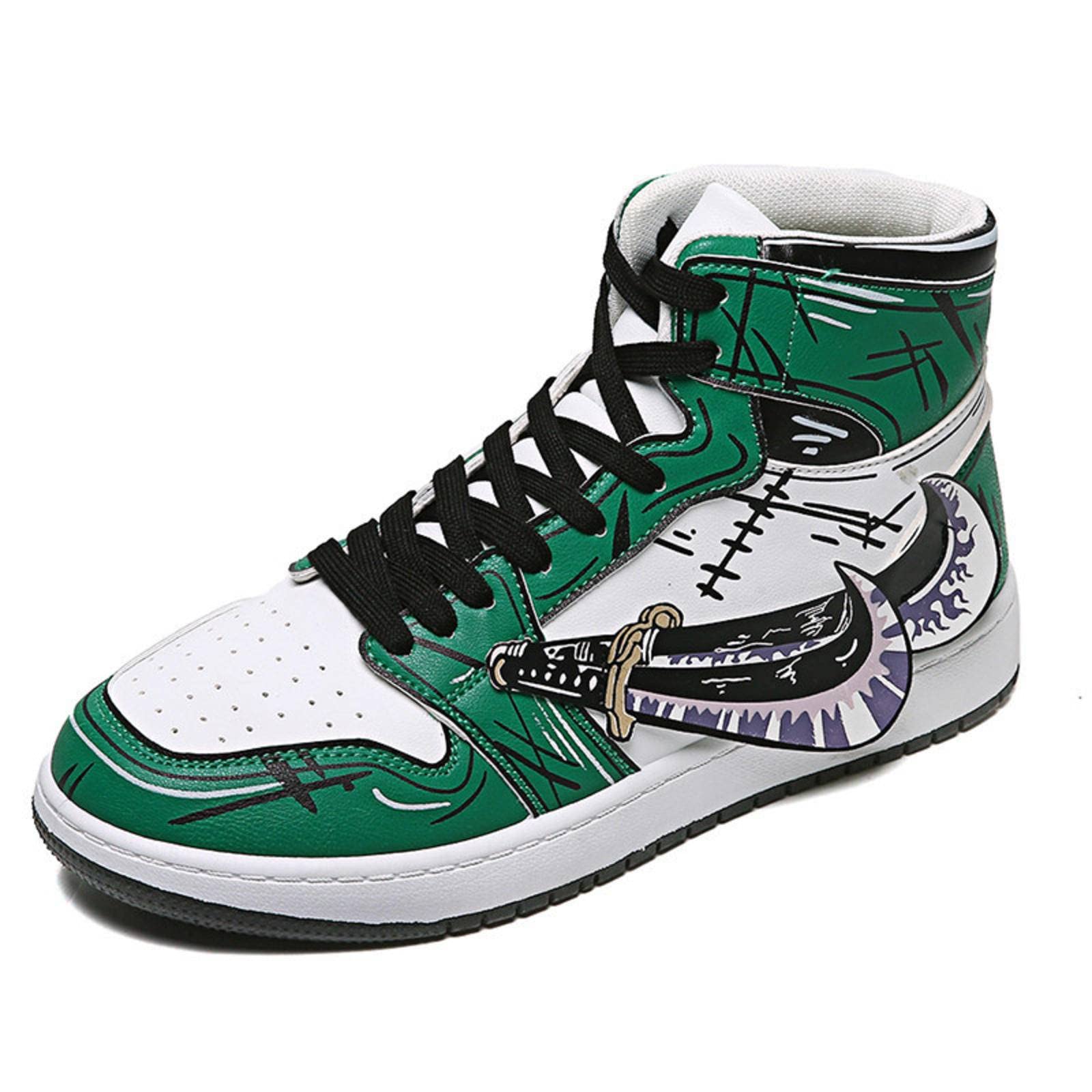 Anime Shoes Men Sneakers High Top Casual Shoes Fashion Hip Hop Sneakers