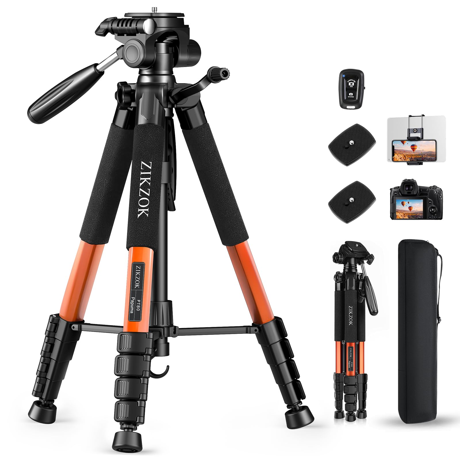 Amazon.com: 75inch Camera Tripod for ipad iPhone, Heavy Duty