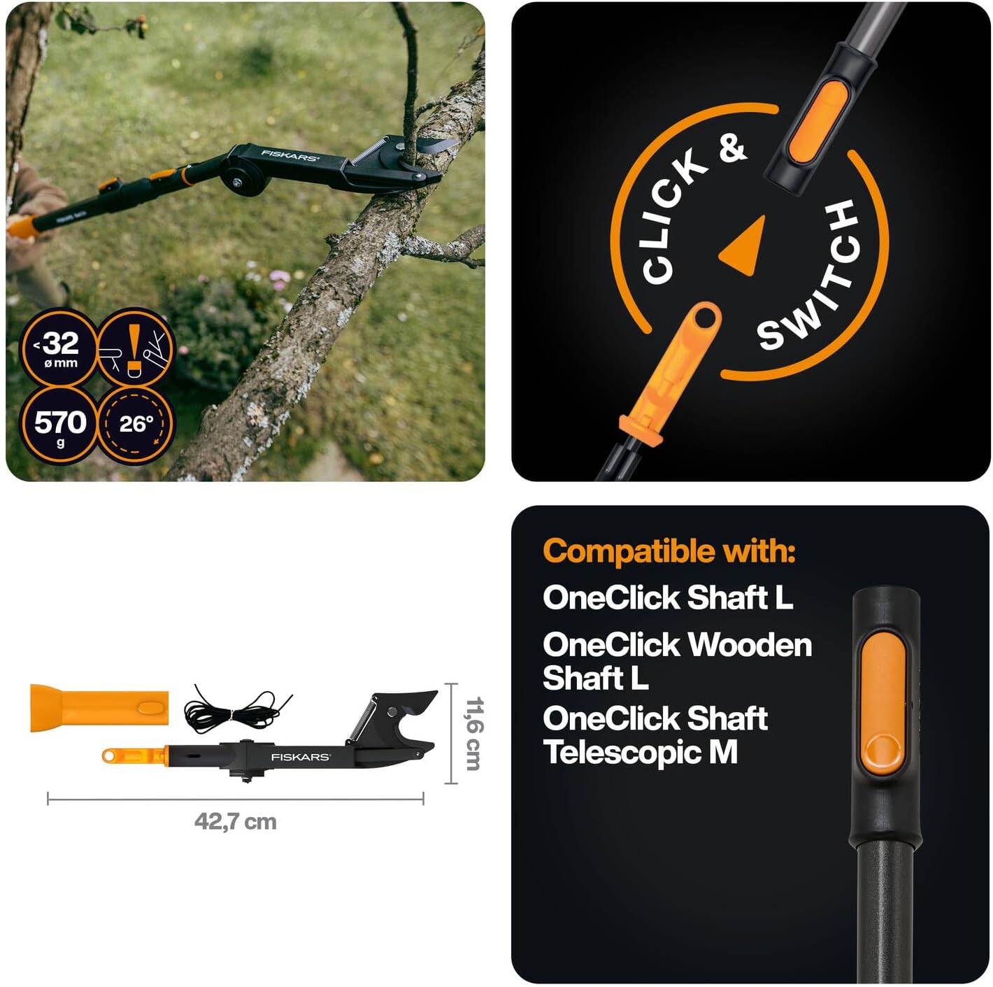 Fiskars OneClick Tree Cutter