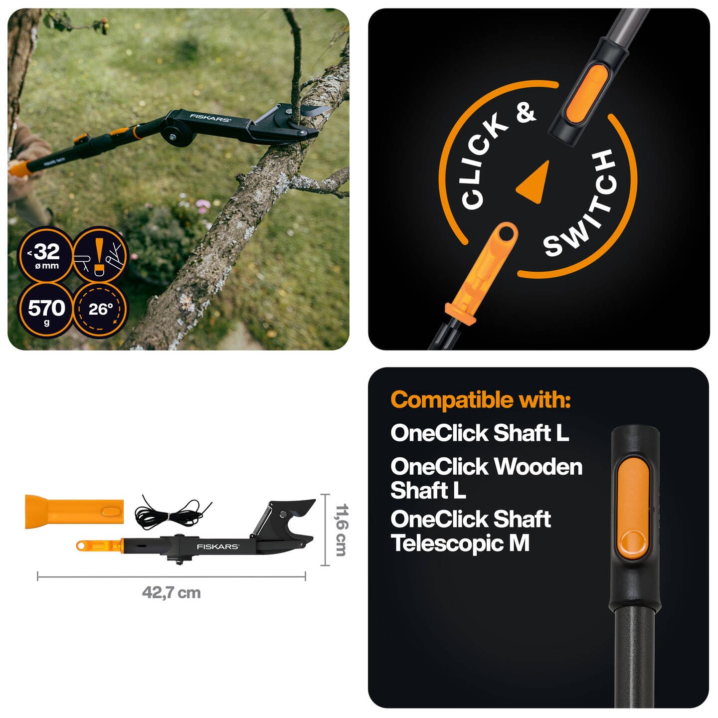 Fiskars OneClick Tree Cutter