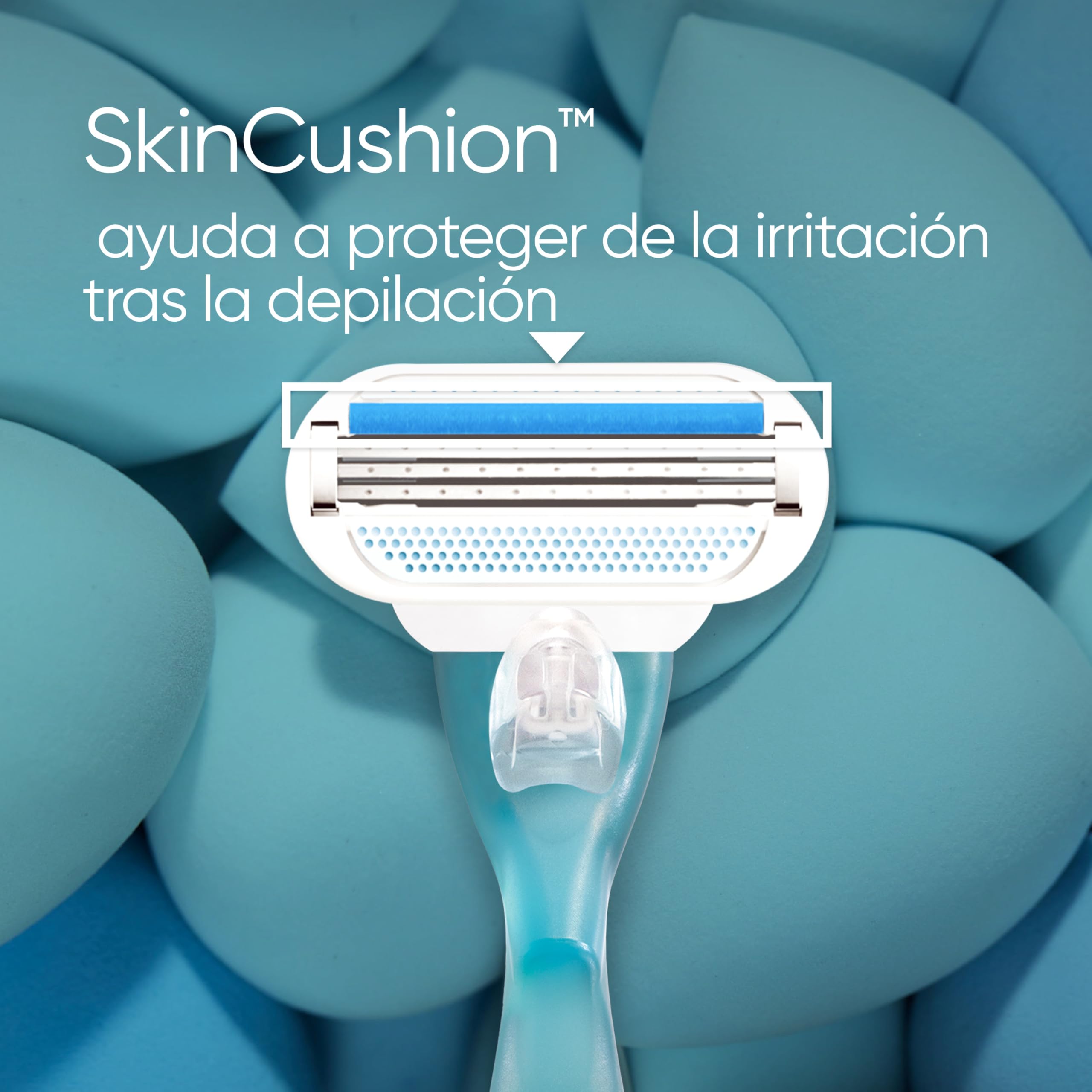 Gillette Venus Gillette Smooth Cuchillas de Afeitar para Mujer, Paquete de 4 Cuchillas de Recambio (el embalaje puede variar), venus recambios