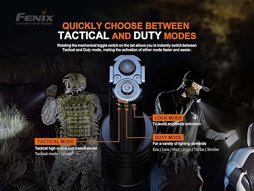 Miniatura 7 de Fenix TK35UE V2.0 (TK35UEV2) Linterna táctica de 5000 lúmenes con baterías y un conjunto de cargador USB LumenTac