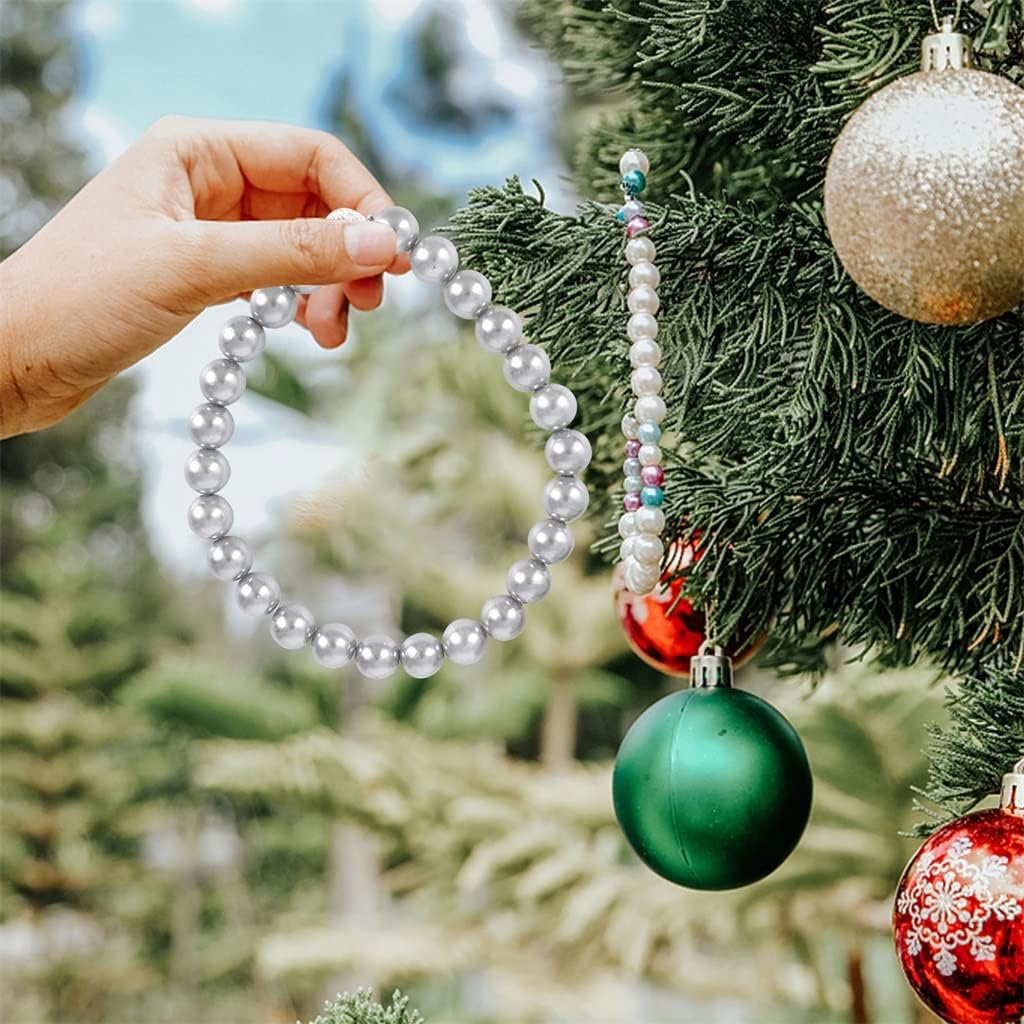 FMURY Magnetic Curtain Ties Convenient Curtain Drape Ties Back Beaded Rack Decorative Curtain Clips(E)