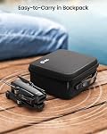 Holy Stone HS600 GPS Drone avec 4K EIS Caméra et 2-Axis Pour les adultes, 2 Batteries, 56-Min Heure de vol, 10000 FT Transmission de portée, moteurs sans brosse, 4K/30FPS