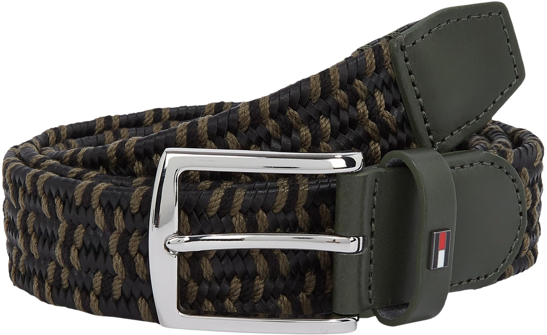 Tommy Hilfiger Denton Elastic Leather 3.5 Am0am13375 Cinturón fijo Hombre (Pack de 1)
