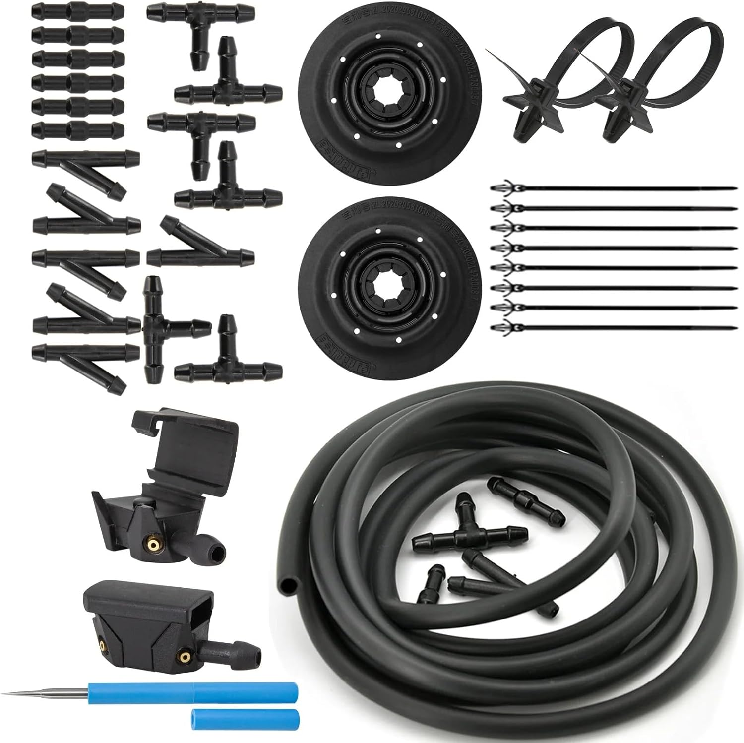 For Higer For H5V For Paradise Front Wiper Windshield Washer Car Replacement Parts Washer Spray Spray Kit Windscreen Jet Nozzle