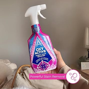 Astonish Oxy Fabric Stain Remover Spray, Laundry Pre Treat for Clothes 25oz