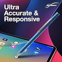 Vista 3 de BoxWave Lápiz óptico compatible con Brother Luminaire 2 Innov-is XP2, lápiz capacitivo FineTouch, lápiz capacitivo superpreciso, color azul lunar