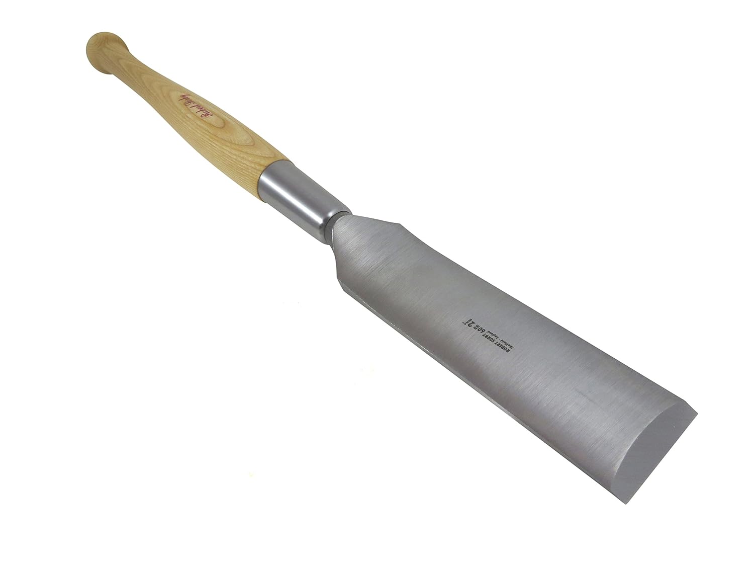 Bundle Robert Sorby 289/289H60 2-3/8 Inch Massive Timber Framing Chisel/Slick and Leather Holster, 28 Inches Overall Length