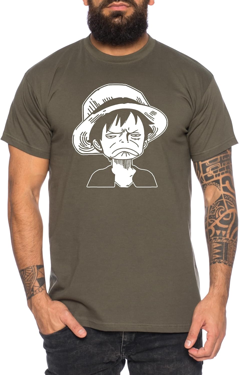 Tee Kiki Goko Sard - Maglietta Da Uomo Son Ruffy Luffy Naruto Saitama One Dragon Master Goku Ball Vegeta Turtle Roshi Piece Golds Db Farbe2 Blu Scuro Groesse2 Large 124218637