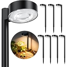 ELECLINK 8 Pack Solar Pathway Lights Outdoor, Solar Powered Landscape Path Light with Larger LED Lens, Brighter Up to 12 Hrs Waterproof Outdoor Solar Light for Yard Garden Walkway Driveway Sidewalk